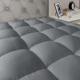 JEAREY Twin Mattress Pad Cover Stretches up 8-21