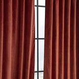 Half Price Drapes VPCH-192018-120 Signature Blackout Velvet Curtain, Burgundy, 50 X 120