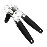 SACVON Manual Can Opener,Stainless Steel Can Bottle Openers, Ultra Sharp Jar opener with Ergonomic Hand Grip Grips, Safe and Efficient Opening, for Seniors and Arthritis