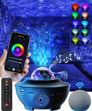 Xhaus Galaxy Projector Star Projector, Christmas Night Light, Room Decor for Kids and Adults, Smart Music Star Lights for Bedroom with APP Control and Remote Control, Work with Alexa, Google Assistant