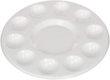 Olia Design Round Professional Plastic Paint Platte Tray White - RoundPlatte