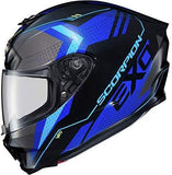 Scorpion EXO-R420 Adult Street Motorcycle Helmet - Seismic Matte Hi-Vis/Dark Grey/Medium