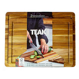 Teakhaus  Edge Grain Carving Board + Juice Canal (Set of 2)