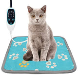 furrybaby Updated Pet Heating Pad, Waterproof Dog Heating Pad Mat for Cat with 3-Level Timer 7-Level Temperature, Pet Heated Warming Pad