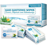 Purell [Pack of 120] Hand Sanitizing Wipes, Alcohol Free Travel Sanitizing Wipes, Disposable Hand Sanitizer Wipes with Vitamin E and Aloe Vera