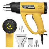 Solarson Heat Gun 1800W Kits Variable Temperature 122℉-1022℉(50℃- 550℃) High Power Hot Air Gun, 2 Speed-Setting