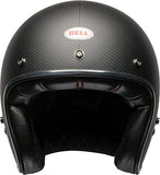 Bell Custom 500 Carbon Open-Face Motorcycle Helmet (Ace Cafe Tonup Black/White, X-Large)