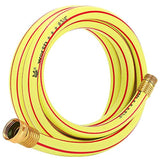 Solution4Patio Homes Garden 10 ft. Short Hose 3/4 inch Yellow Lead-Hose Male/Female Commercial Brass Coupling Fittings for Water Softener, Dehumidifier, Vehicle Water Filter 5 Years Warranty #H163A09