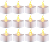 SHYMERY Flameless LED small candles, realistic and bright, battery operated, fake candles for home and garden, wedding, party, festival, zr-09