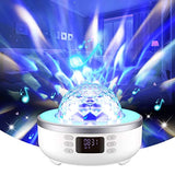 Bietrun  Star Projector Galaxy Night Light for Bedroom Ceiling Bluetooth Speaker Alarm Clock FM Radio 360 Degree Rotation with 6 Films Dimmable Warm Light&7 Color Changing Gift Girl Boy Women