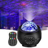 Vinkki Star Night Light Projector,  Nebula Galaxy Projector LED Star Light Ocean Wave Projector with Bluetooth Speaker for Baby Kids Bedroom Party Home Holidays Night Light Ambiance