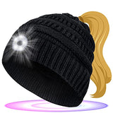 EastPin Beanie with Light, Stocking Stuffers for Men and Women, Beanie with Light Rechargeable, Personalised Gifts Beanie Hats for Running/Camping/Cycling/Walk