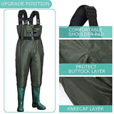 OXYVAN Waders Waterproof Lightweight Fishing Waders with Boots Bootfoot Hunting Chest Waders for Men Women