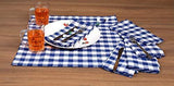 Cloth Napkin In Gingham Plaid Check Fabric-18x18 Red White, Wedding Napkins,Cocktails Napkins,Fabric Napkins,Cotton Napkins Mitered Corners & Generous Hem, Machine Washable Dinner Napkins Set of 12