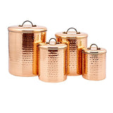 MMP Living Canister Set, 4Qt, 2Qt, 1½Qt,1Qt, copper