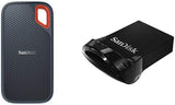 SanDisk 500GB Extreme PRO Portable External SSD - Up to 1050MB/s - USB-C, USB 3.1 - SDSSDE80-500G-A25