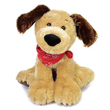 Kohl Cares Bandit Dog Stuffed Animal Plush, Brown, 9