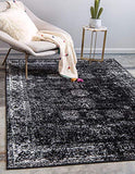 Unique Loom Sofia Collection Area Traditional Vintage Rug, French Inspired Perfect for All Home Décor, 9' 0 x 12' 0 Rectangular, Gray