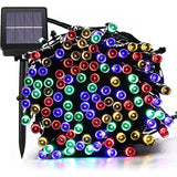 MagicLux Tech [72ft 200 Led] Solar Outdoor String Lights/ Fairy Outside Lighting Yard Patio Decoration, 8 Mode (Steady, Flash), Waterproof, Garden Decor, Halloween, Christmas, Tree, Party, Holiday (Multi-Color)