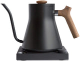 Fellow Stagg EKG Electric Gooseneck Kettle - Pour-Over Coffee and Tea Pot, Stainless Steel, Quick Heating, Matte Black, 0.9 Liter