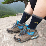 PEACE OF FOOT Hiking Socks boot socks For Mens 6(5+1) Pairs Multi Sports Trekking Climbing Camping working Crew Socks