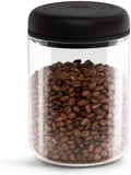 Fellow Atmos Vacuum Canister for Coffee & Food Storage - Airtight Sealed Container, Clear Glass, Large Coffee Bean Storage, 1.2 Liter Jar