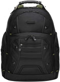 Targus Drifter II Backpack Design for Business Professional Commuter with Large Compartments, Durable Water Resistant, Hidden Zip Pocket, Protective Sleeve fits 17-Inch Laptop, Black/Gray (TSB239US)