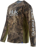 HUK Men's Icon X Camo Fade Shirt