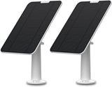 Shyueda [2021 Version ] 4W 6V Solar Panel Charging Compatible with Arlo Pro 3/Pro 4/Arlo Ultra/Ultra 2/Arlo Floodlight only , with 13.1ft/4m Waterproof Charging Cable, Includes Secure Wall Mount(2-Pack)