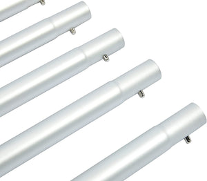 Sepetrel Pool Pole - 10.5 Foot Professional Anodized Aluminum Telescoping Extension Pole,for Skimmer Net, Pool Brush & Vacuum Head
