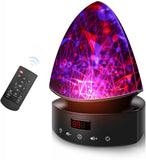 Moredig Night Light Projector, Built-in White Noise Star Projector with Bluetooth, Timer and Remote Colorful Night Light for Decoration, Parties