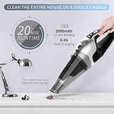 VacLife Leaf Blower Handheld Vacuum, Lithium Ion Cordless Hand Vacuum, Model: H-106, Silver (VL106)