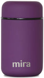 MIRA Lunch, Food Jar, Vacuum Insulated Stainless Steel Lunch Thermos, 13.5 Oz, Purple