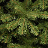 National Tree Company Pre-Lit 'Feel Real' Artificial Slim Downswept Christmas Tree, Green, Douglas Fir, Dual Color LED Lights, Includes PowerConnect and Stand, 7.5 feet