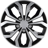 Pilot Automotive WH555-16GM-B Universal Fit Spyder Wheel Cover [Set of 4]