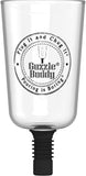 Guzzle Buddy Ultimate Beer Glass, Practical Gift, Be The Life of The Party, All-in-One, Unbreakable Plastic, Clear