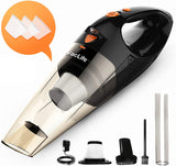 VacLife Leaf Blower Handheld Vacuum, Car Vacuum Cleaner Cordless, Orange (VL189)