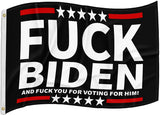 SHELLBOBO Fuck Biden Flag 3x5 FT Double Stitched Polyester Flag With 2 Gronments