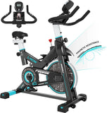 Pooboo Magnetic Indoor Cycling Bike, Belt Drive Indoor Exercise Bike,Stationary Bike LCD Display for Home Cardio Workout Bike Training