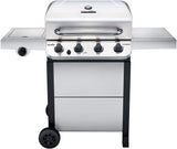 Char-Broil 463377319 Performance 4-Burner Cart Style Liquid Propane Gas Grill, Stainless Steel