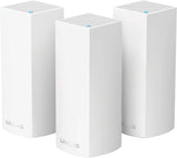 Linksys WHW0303 Velop Intelligent Mesh WiFi System: AC6600 Tri-Band Wi-Fi Router, Wireless Network for Full-Speed Home Coverage (White, 3-Pack)