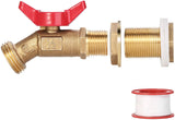 Rubbermaid Brass Rain Barrel Quarter Turn Ball Valve Spigot