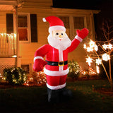 UNIFEEL Outdoor Santa Claus Self Inflating with Plug 6 feet Father Christmas LED Illuminated Waving Hand