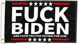 SHELLBOBO Fuck Biden Flag 3x5 FT Double Stitched Polyester Flag With 2 Gronments