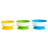 l'aise vie Stay Put Suction Bowl, 3 Pack