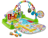 JumpOff Jo Deluxe Kick 'n Play Piano Gym, Green, Gender Neutral (Frustration Free Packaging)