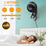 OPOLAR 2021 Whole Room Wall Mount Fan, Air Circulator Fan with Remote Control, Timer, 360° Oscillation, 3 Speed Settings, Adjustable Tilt, Wall Fan for Bedroom Home Hotel Restaurant Office