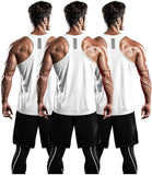 DRSKIN Men's 2~3 Pack Dry Fit Y-Back Gym Muscle Tank Mesh Sleeveless Top Fitness Training Cool Dry Athletic Workout