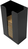 Restaurantware Restpresso Black Acrylic Vertical Coffee Cup Sleeve Dispenser - 6" x 3 1/2" x 10" - 1 count box