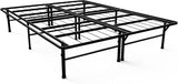 Zinus Gene 14 Inch Metal Deluxe SmartBase Mattress Foundation / Platform Bed Frame / Heavy Duty Steel Frame / Box Spring Replacement / Underbed Storage, Queen